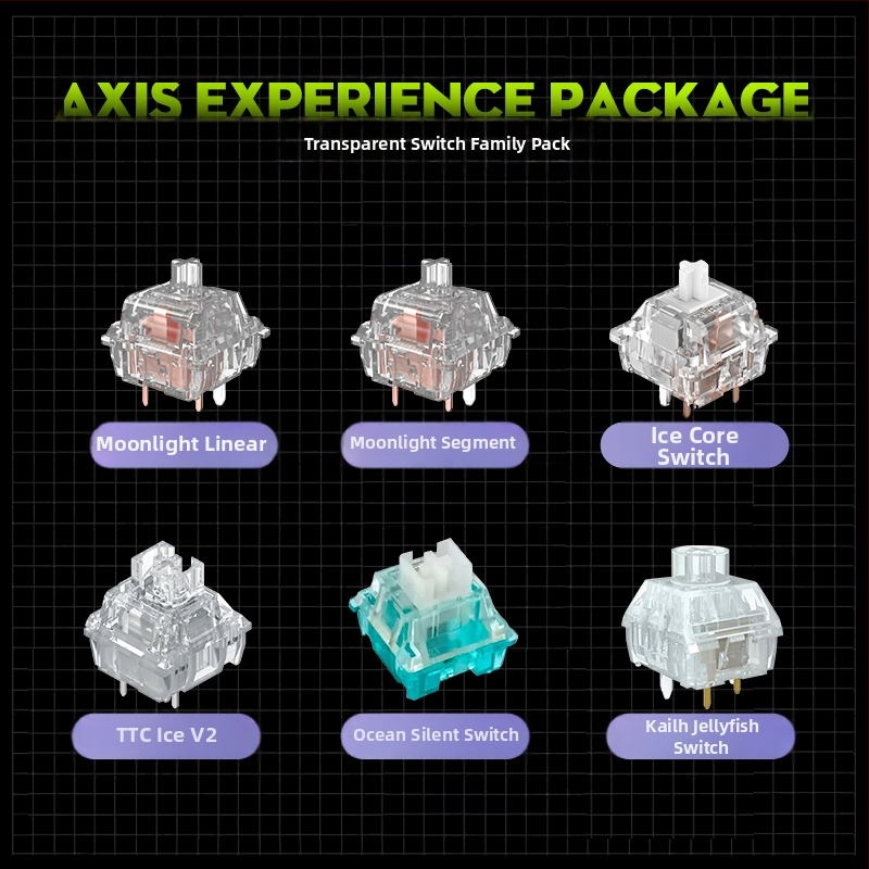 Kailh Kaihua σετ δοκιμών διακοπτών μηχανικού πληκτρολογίου, ενσύρματο, κυκλοφόρησε το 2023
