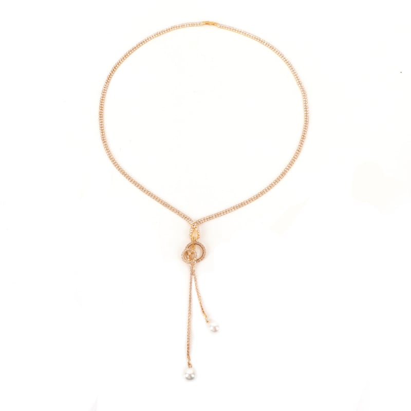 Colier geometric din rhinestone, lanț lung pentru claviculă, design multistrat, extensie reglabilă peste 11 cm, cristale placate cu aur