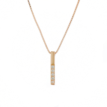 Geometriai hosszú nyaklánc medállal, aranyozott, minimalist és elegáns, könnyű luxus stílus