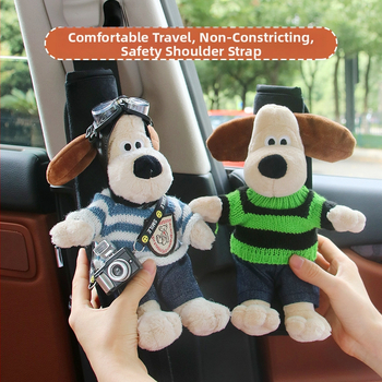 Husă pentru centură auto Che Zhiqian – decor pluș; Material: puf; Tip: decorare; Modele aplicabile: General; Personalizare: Nu