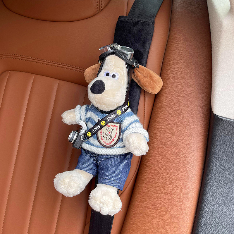 Husă pentru centură auto Che Zhiqian – decor pluș; Material: puf; Tip: decorare; Modele aplicabile: General; Personalizare: Nu