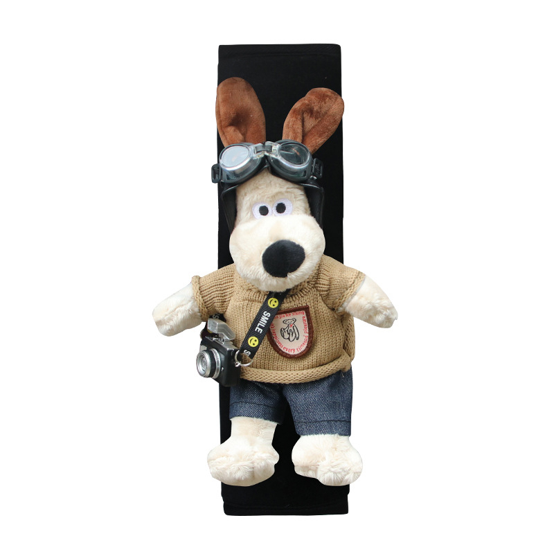 Husă pentru centură auto Che Zhiqian – decor pluș; Material: puf; Tip: decorare; Modele aplicabile: General; Personalizare: Nu