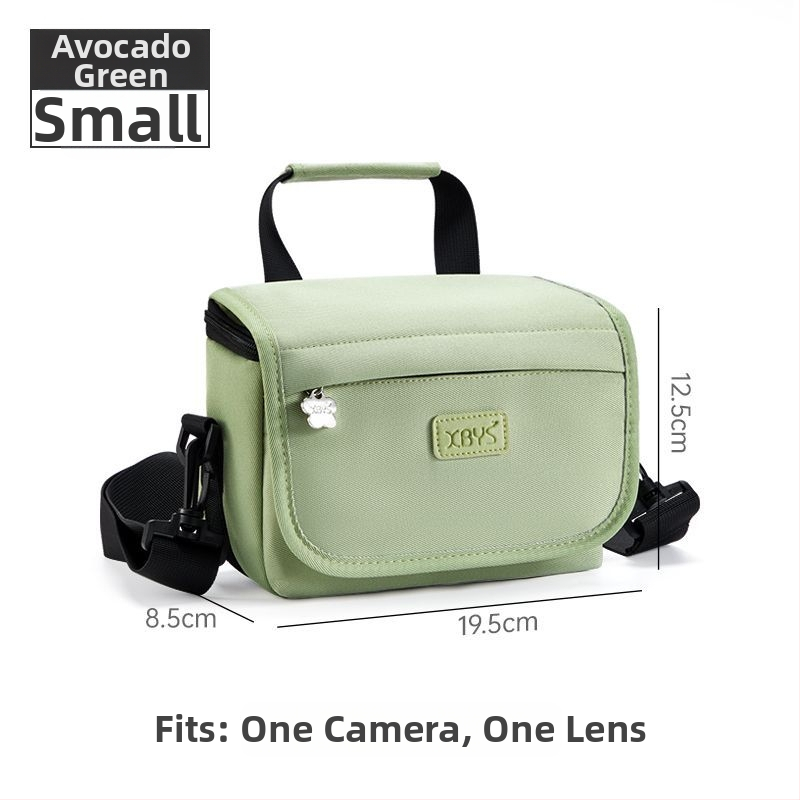 PU bőrű kameratáska tükör nélküli kamerákhoz, vállon átvethető, kézitáska stílus, otthoni tárolás, 2025 tavasz megjelenés