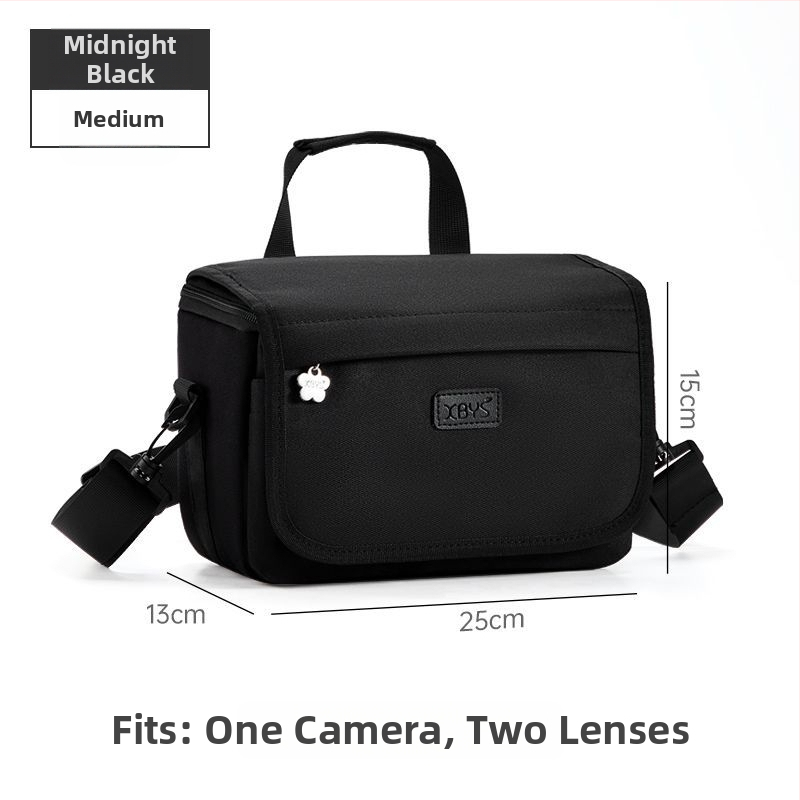 PU bőrű kameratáska tükör nélküli kamerákhoz, vállon átvethető, kézitáska stílus, otthoni tárolás, 2025 tavasz megjelenés