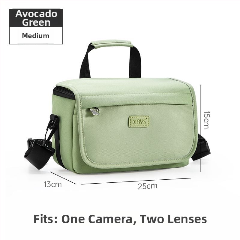 PU bőrű kameratáska tükör nélküli kamerákhoz, vállon átvethető, kézitáska stílus, otthoni tárolás, 2025 tavasz megjelenés