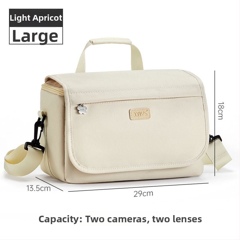 PU bőrű kameratáska tükör nélküli kamerákhoz, vállon átvethető, kézitáska stílus, otthoni tárolás, 2025 tavasz megjelenés