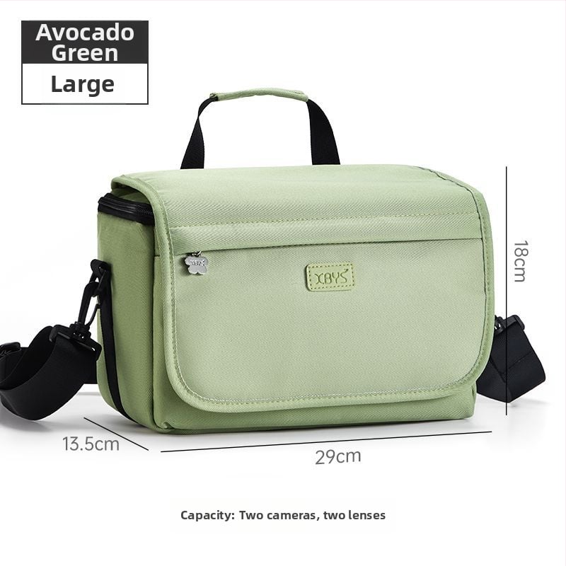 PU bőrű kameratáska tükör nélküli kamerákhoz, vállon átvethető, kézitáska stílus, otthoni tárolás, 2025 tavasz megjelenés