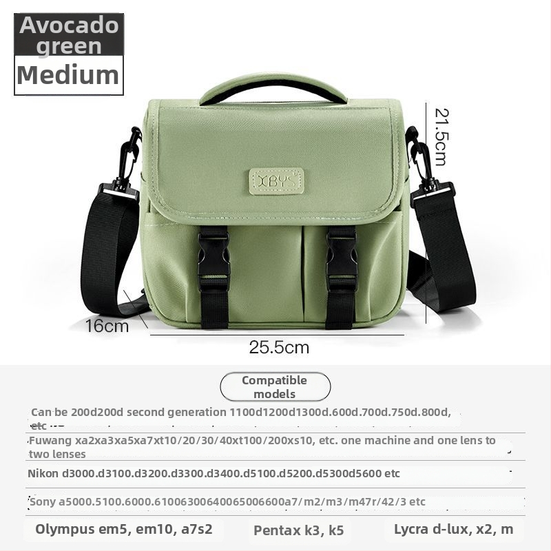 PU bőrű kameratáska tükör nélküli kamerákhoz, vállon átvethető, kézitáska stílus, otthoni tárolás, 2025 tavasz megjelenés