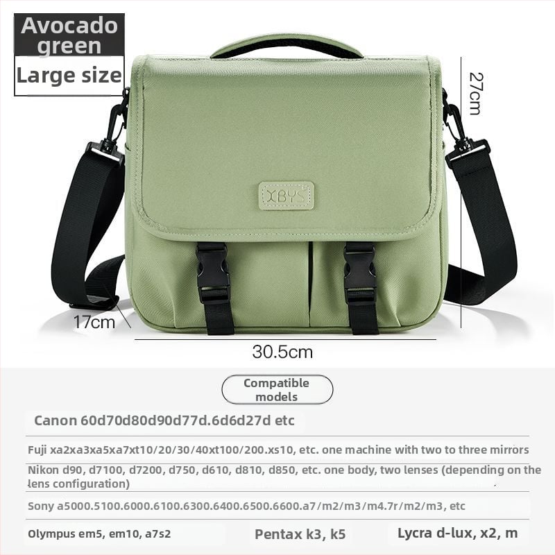 PU bőrű kameratáska tükör nélküli kamerákhoz, vállon átvethető, kézitáska stílus, otthoni tárolás, 2025 tavasz megjelenés