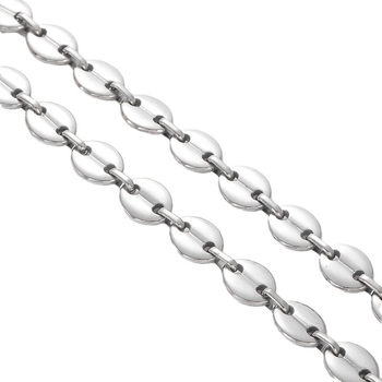 Ogrlica od nehrđajućeg čelika s elektroplatiniranjem, lanac ključne kosti, geometrijski stil, 30 g