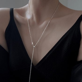 Ogrlica od srebra 925, talijanska rebrasta lančana ogrlica u stilu Chopard, privjesak od srebra 925, ručna izrada, unisex