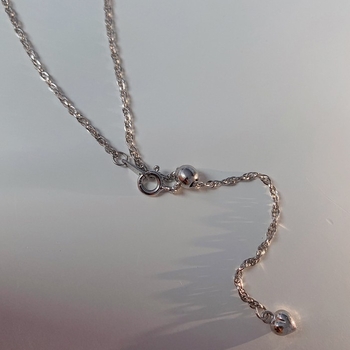 Ogrlica od srebra 925, talijanska rebrasta lančana ogrlica u stilu Chopard, privjesak od srebra 925, ručna izrada, unisex