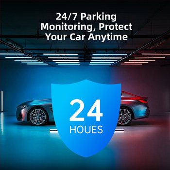 4K predná a zadná záznamová autokamera, Wi‑Fi, inštalácia do spätného zrkadla, trojitý objektív
