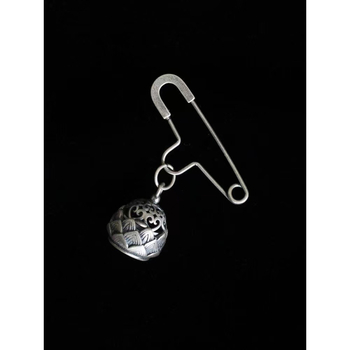 Брошка с меден лотос, ретро артистичен стил, декоративно изделие, електроплатирано покритие