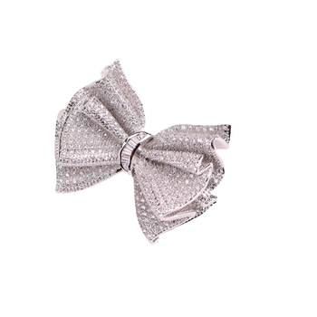 Καρφίτσα με φιόγκο – Χαλκός, Unisex, Κορεάτικος στυλ, Σχεδίαση φιόγκου, Ηλεκτροπλατίωση