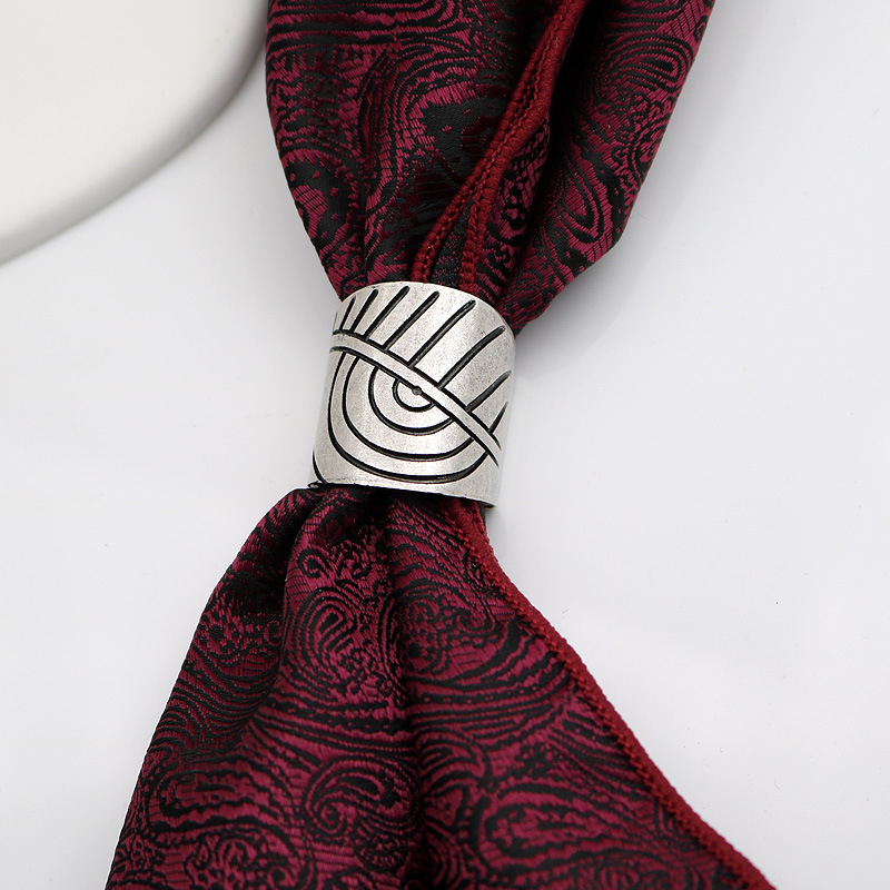 Női sálcsat ötvözetből, vintage stílus, félkör alakú, elektroplatírozás