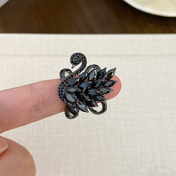 Réz sálkapocs cirkón beépítéssel, mikro-beállítás, női divat kiegészítő, állat/horoszkóp forma