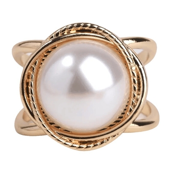 3 dar ötvözetes ingzár – minimalist női stílus, virágos dizájn, gyöngyház berakás, elektroplátolt felület