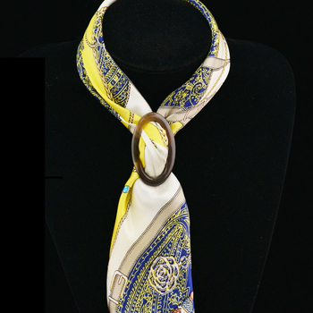 Брошка от естествен рог, корейски стил, закопчалка за шал, двуфункционален аксесоар