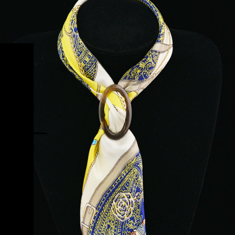 Брошка от естествен рог, корейски стил, закопчалка за шал, двуфункционален аксесоар