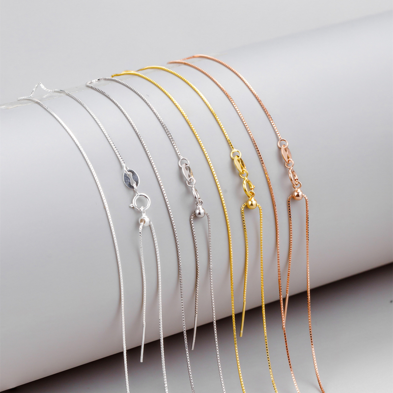 Prirodno nadahnuto srebrno lančano ogrlica s privjeskom od 925 srebra, model ZS2