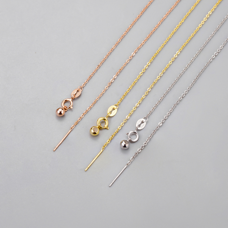 Prirodno nadahnuto srebrno lančano ogrlica s privjeskom od 925 srebra, model ZS2