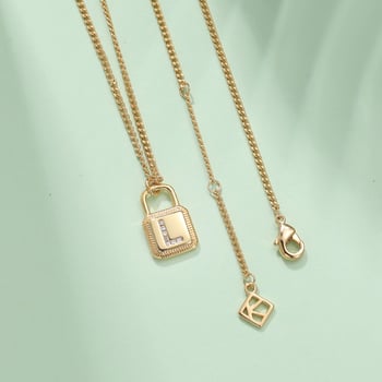 Ogrlica bakrena u korejskom stilu s privjeskom slovima, Dawn Jewelry TXL006
