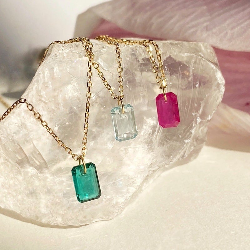 Geometrický náhrdelník zo zirónu zo striebra 925 s pozlátením 18K, minimalistický dizajn, reťaz na kľúčnu kosť