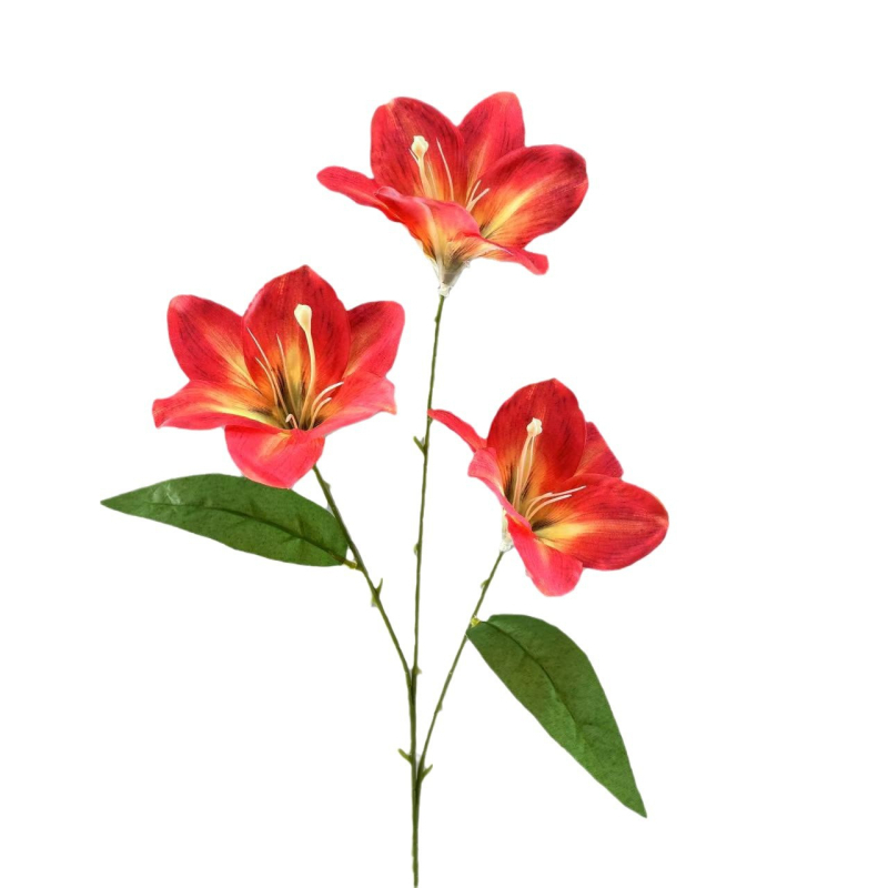Umjetno cvijeće Lilium — svilenih cvjetova, tehnika ubrizgavanja kalupa, za vjenčanja, kućnu dekoraciju i rekvizite za fotografije