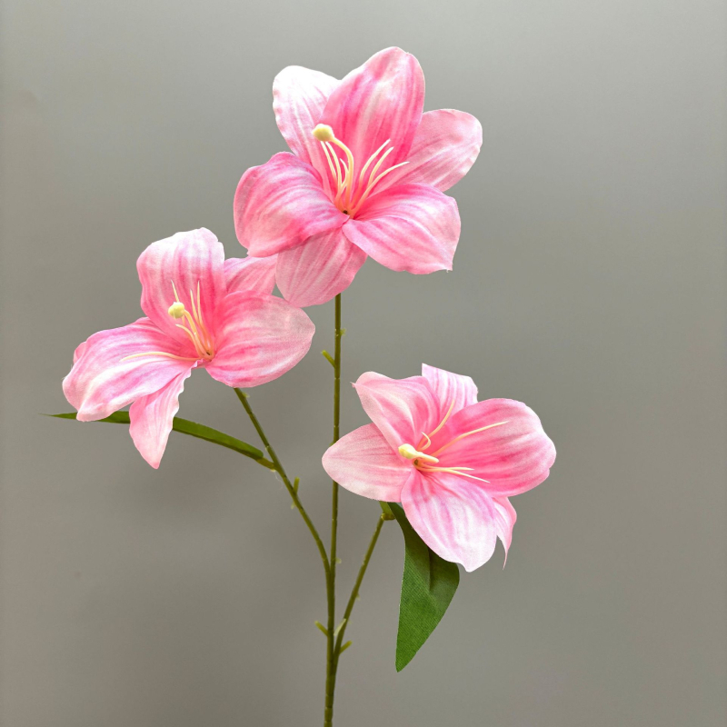 Umjetno cvijeće Lilium — svilenih cvjetova, tehnika ubrizgavanja kalupa, za vjenčanja, kućnu dekoraciju i rekvizite za fotografije
