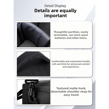 Canon G7X3 keresztpántos táska, Oxford anyag, uniszex, 2025 tavasz