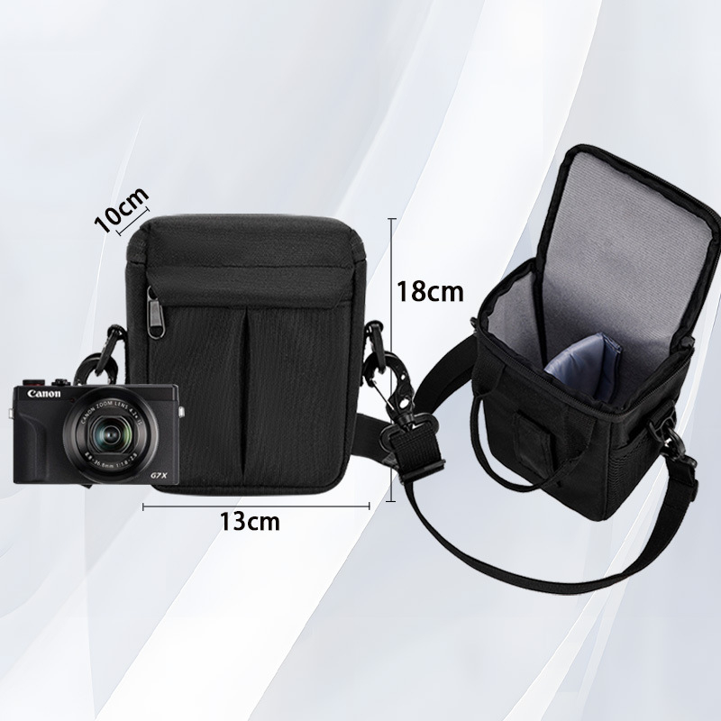 Canon G7X3 keresztpántos táska, Oxford anyag, uniszex, 2025 tavasz