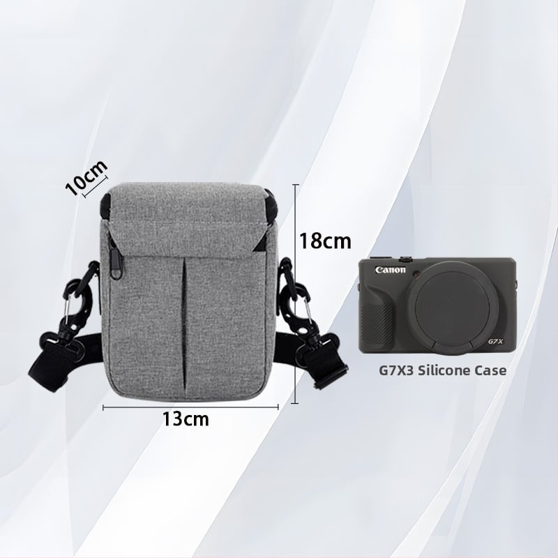 Canon G7X3 keresztpántos táska, Oxford anyag, uniszex, 2025 tavasz