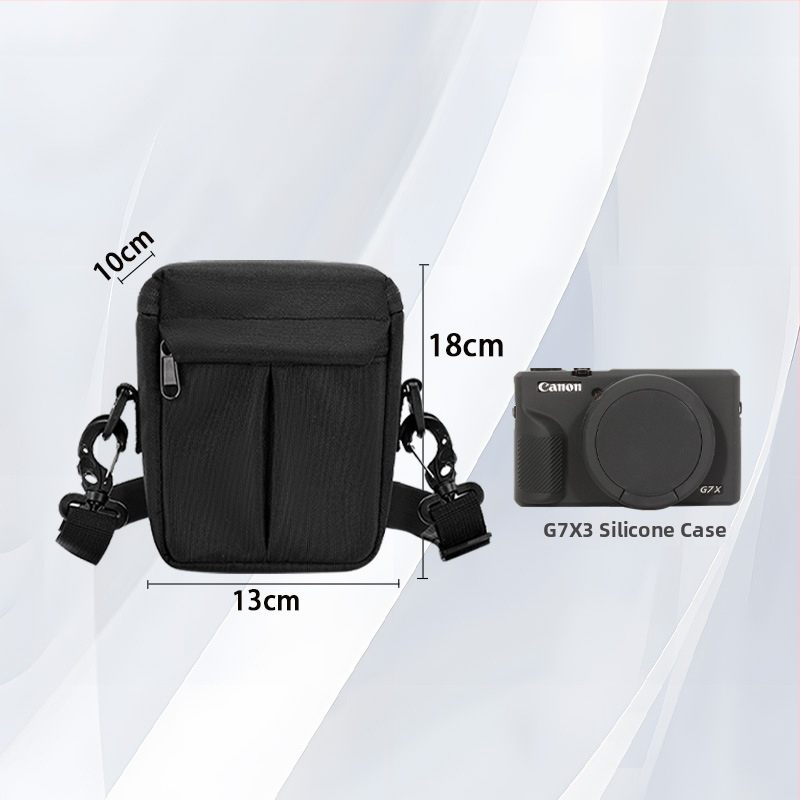 Canon G7X3 keresztpántos táska, Oxford anyag, uniszex, 2025 tavasz