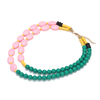 Nyaklánc: kézzel készített, cink ötvözet, virág alakú medál, normál lánc