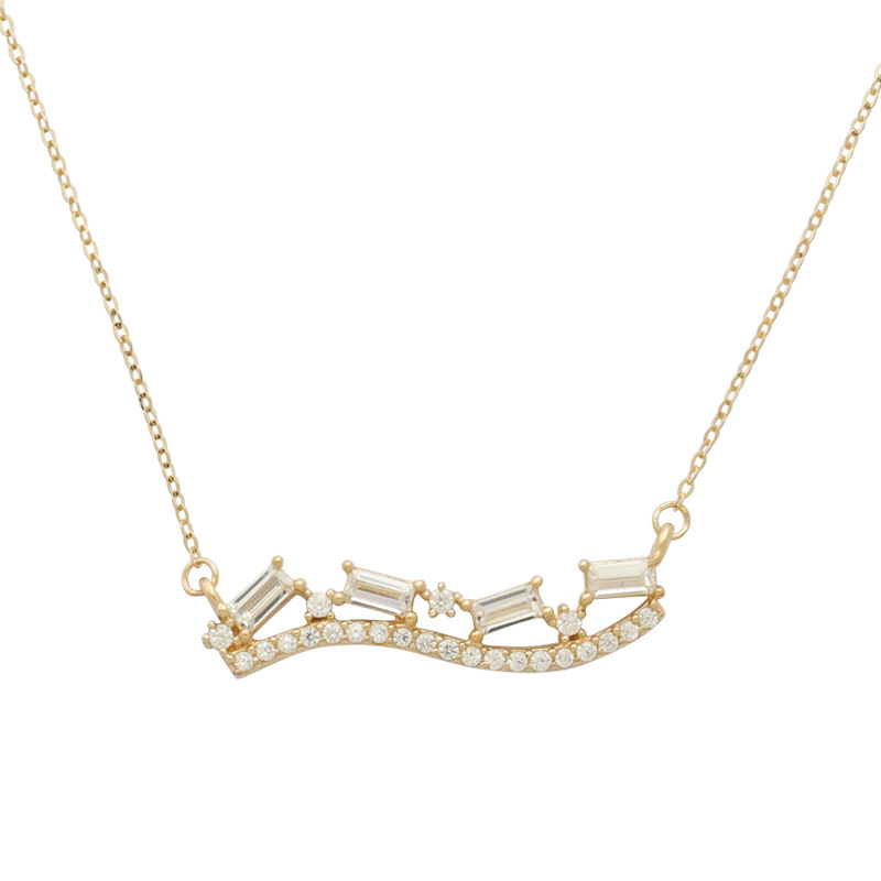 Geometriai medálos nyaklánc 925-ös ezüstből – magas színvonalú stílus