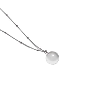 Kristályos medálos nyaklánc, természetes stílus, kézzel készített, 2025 tavasz, TXdL386