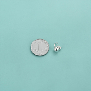 Κρεμαστό σε σχήμα κολοκύθας, κινεζικού στυλ, ασήμι 925, για DIY βραχιόλι με χάντρες σε κορδόνι