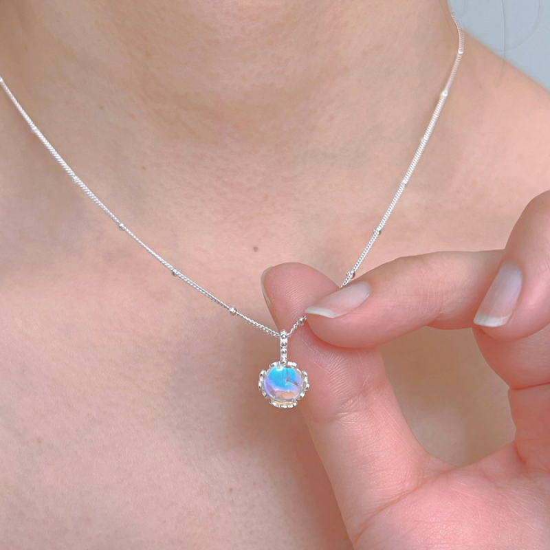 Réz virágos medálos nyaklánc, oldalsó lánccal, 41-50 cm hosszú