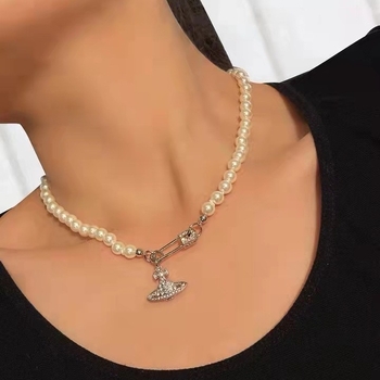 Colier cu pandantiv în formă de stea pe lanț clavicular, cupru, placare electroplată, cod produs A1