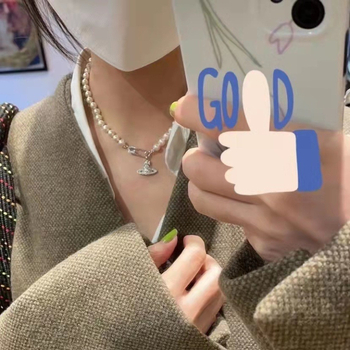 Colier cu pandantiv în formă de stea pe lanț clavicular, cupru, placare electroplată, cod produs A1