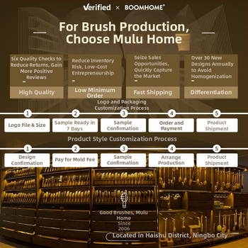 Χτένα περιποίησης σκύλων, διπλής όψης από διχρωμο μπαμπού με ατσάλινα δόντια, για καθαρισμό και μασάζ - Μάρκα: Mulu home furnishing