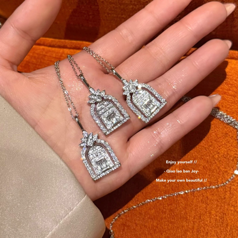 Γεωμετρικό κολιέ από χαλκό με αλυσίδα O-link και χαλκό μενταγιόν, μήκος 41–50 cm, για γυναίκες, στυλ ελαφρού πολυτελείας