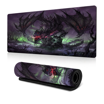 Podloga za miš Dark Fantasy Dragon — prirodna guma, protuklizna površina, termotransfer tisk, podržava prilagođene slike