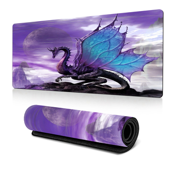 Podloga za miš Dark Fantasy Dragon — prirodna guma, protuklizna površina, termotransfer tisk, podržava prilagođene slike