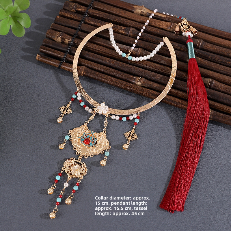 Geomeetriline segust kaelakee, etnilise stiiliga, pall-keti, 2025 sügisel väljaandmine