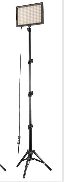 Επαγγελματικό LED φως φωτογράφισης για ζωντανές μεταδόσεις - 15W, διπλή θερμοκρασία χρώματος, ρυθμιζόμενη φωτεινότητα, τροφοδοσία USB 5V/3A