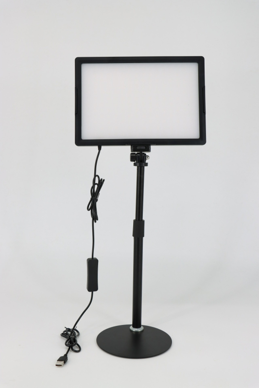 Επαγγελματικό LED φως φωτογράφισης για ζωντανές μεταδόσεις - 15W, διπλή θερμοκρασία χρώματος, ρυθμιζόμενη φωτεινότητα, τροφοδοσία USB 5V/3A