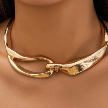 Geomeetriline sulamist kaelakee klavikulaarse kettiga, sulamist ripats, universaalne, isikupärastatud stiil