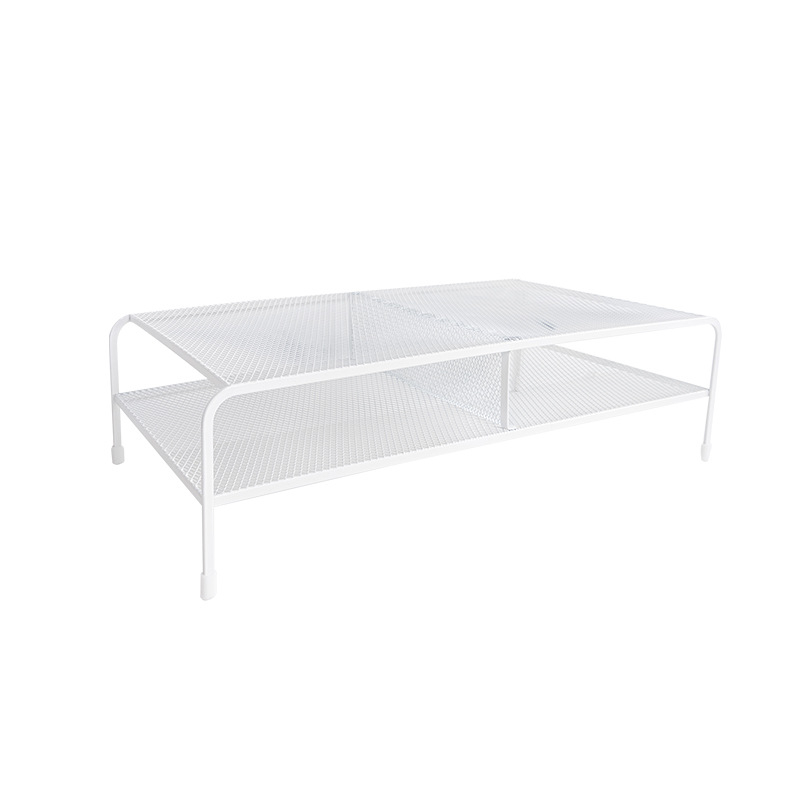 Διόροφο μεταλλικό στήριγμα για λάπτοπ και ανυψωτής γραφείου — πολυλειτουργικό, φορητό, χωρίς εγκατάσταση